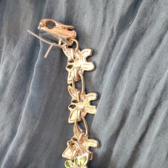 DelMundo multi colored butterfly🦋 bracelet - Picture 3 of 3